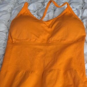 SHEIN Vibrant Orange Chemise